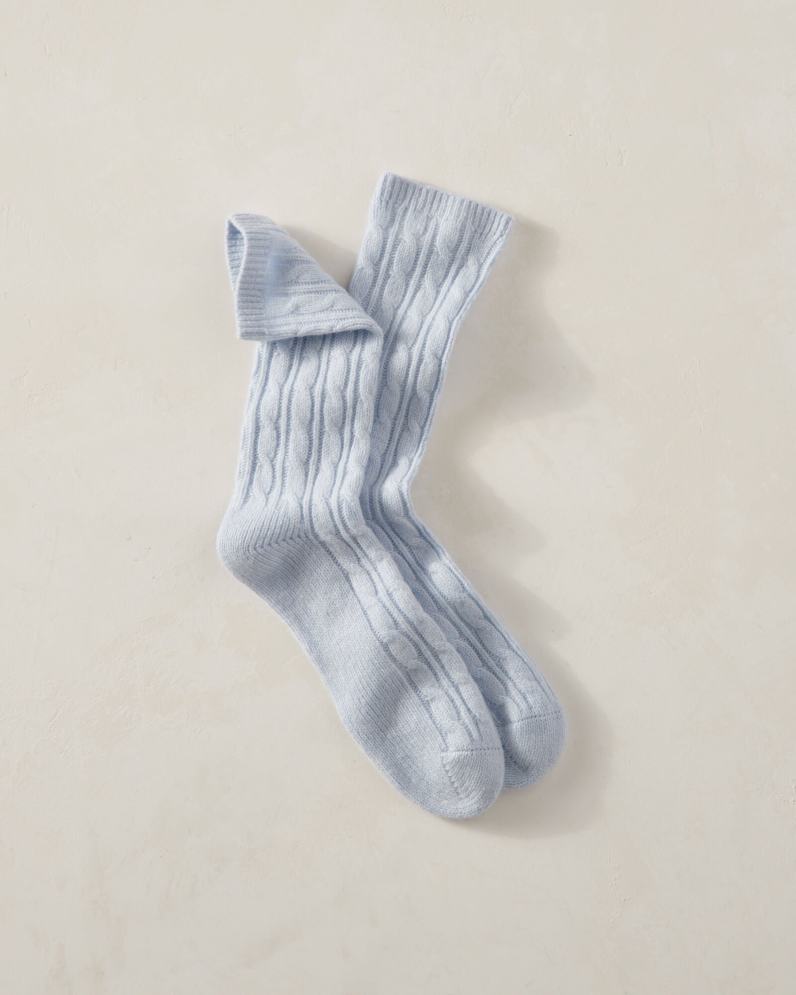 CASHMERE BLEND CABLE KNIT SOCKS | Talbots sale