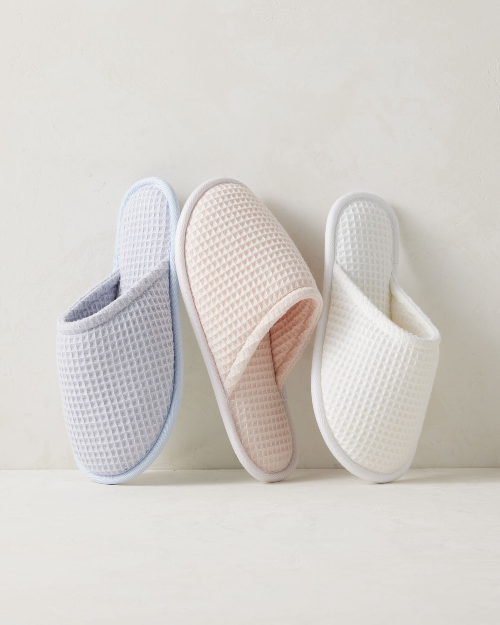 ORGANIC COTTON TERRY WAFFLE SLIPPERS | Talbots discount