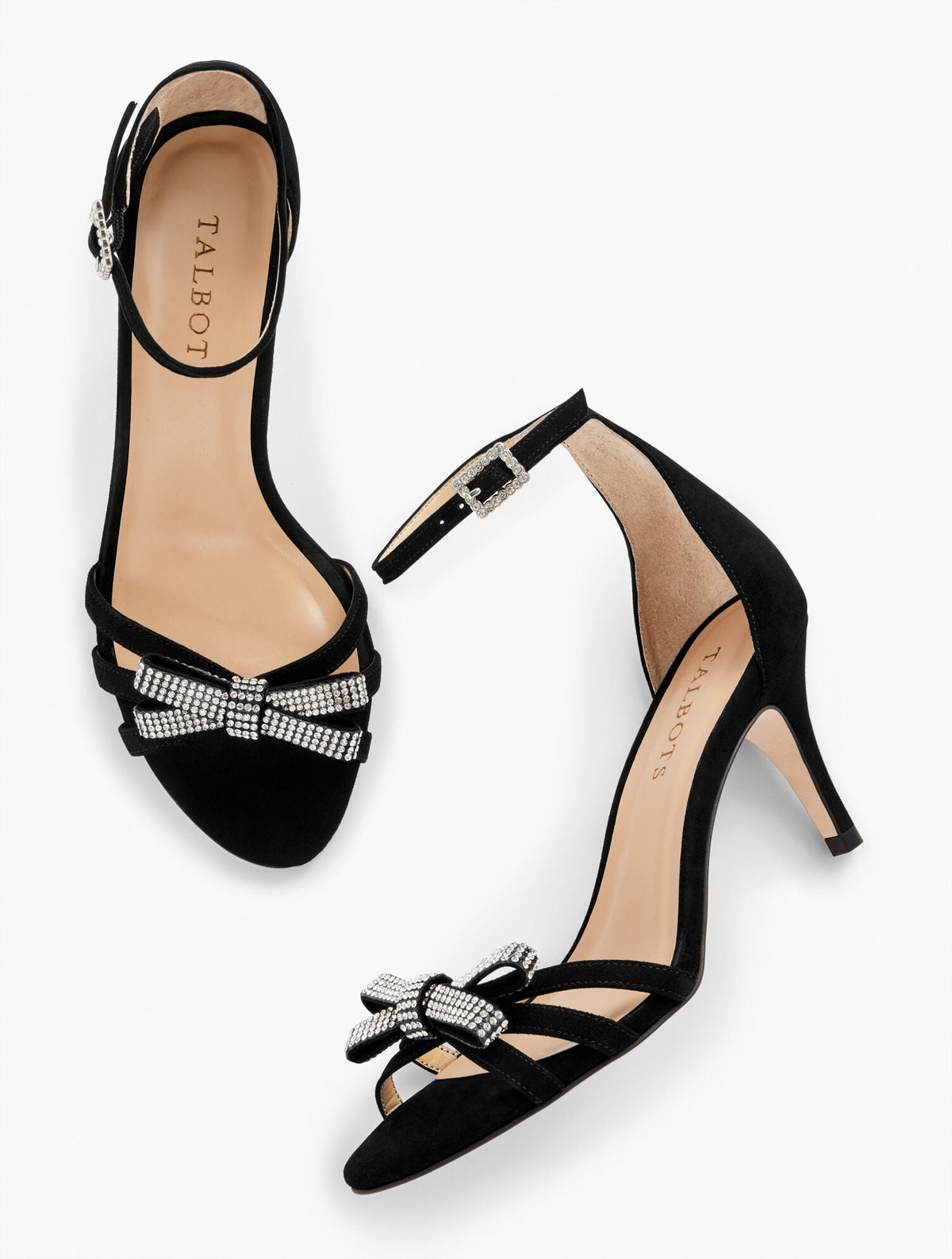 ERICA SUEDE ANKLE STRAP SANDALS | Talbots online