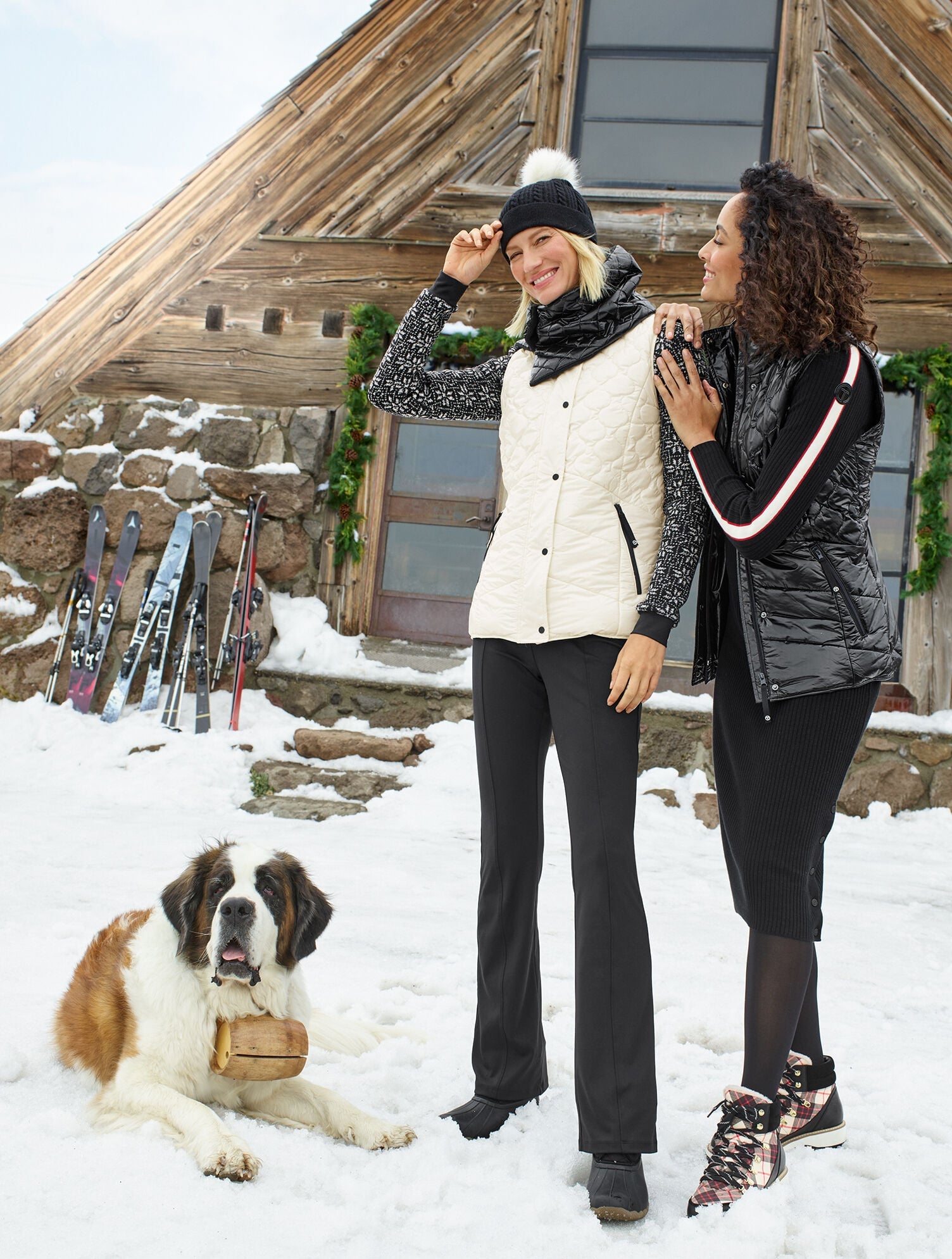 QUILTED PUFFER COLLAR SCARF | Talbots outlet
