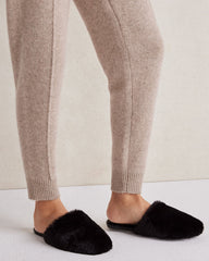 FAUX FUR MULE SLIDES | Talbots near me