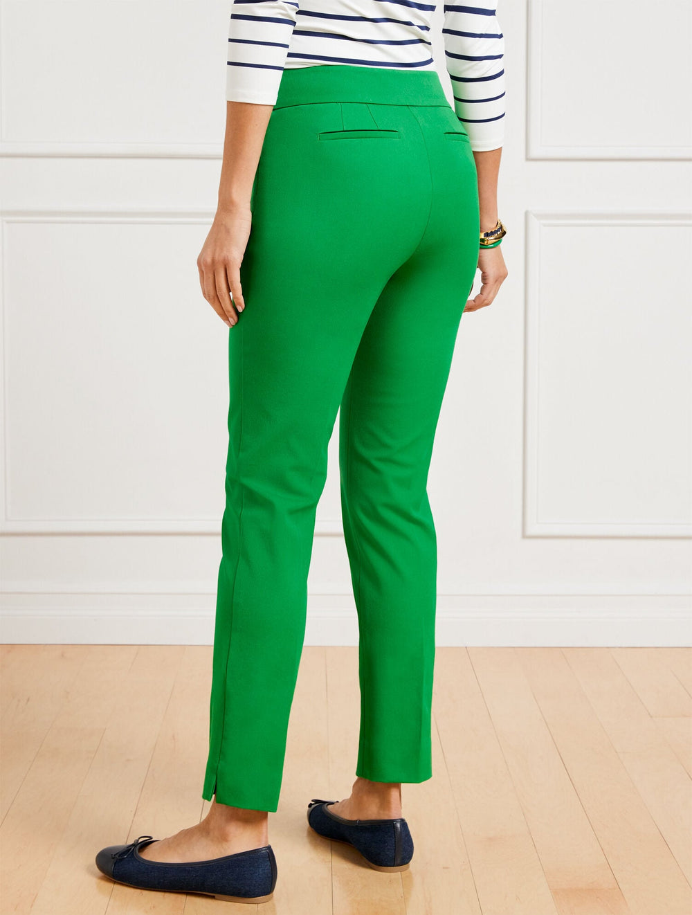 TALBOTS CHATHAM COTTON BI-STRETCH SLIM ANKLE PANTS | Talbots near me