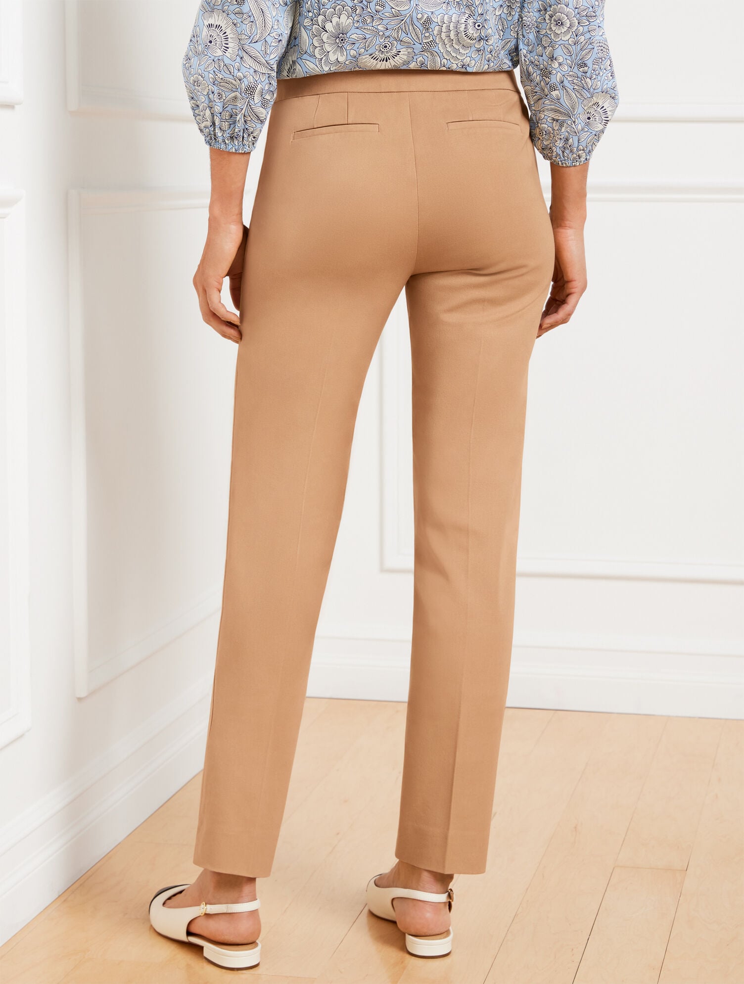 TALBOTS CHATHAM COTTON BI-STRETCH SLIM ANKLE PANTS | Talbots near me