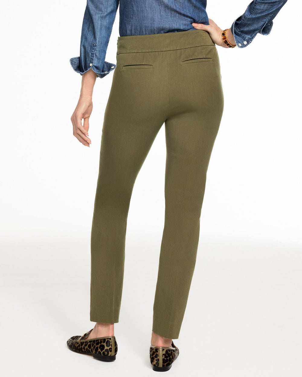 TALBOTS CHATHAM COTTON BI-STRETCH SLIM ANKLE PANTS | Talbots near me
