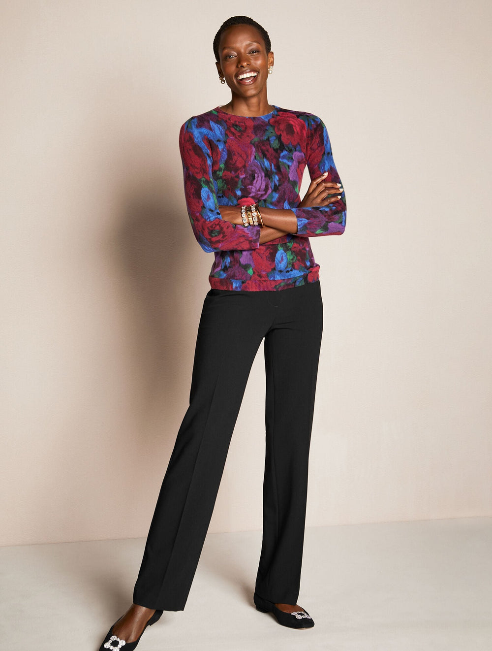TALBOTS SOUTHAMPTON TAILORED STRETCH STRAIGHT LEG PANTS | Talbots outlet