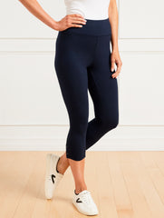 EVERYDAY STRETCH PEDAL PUSHER - SNAP BUTTON HEM | Talbots near me