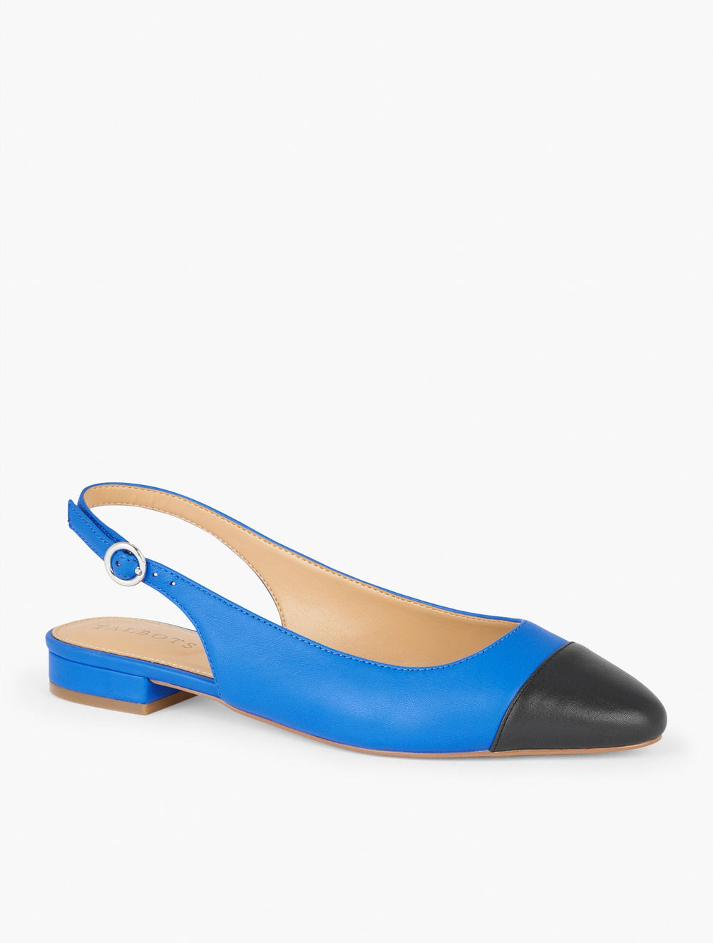 EDISON NAPPA SLINGBACK FLATS | Talbots outlet