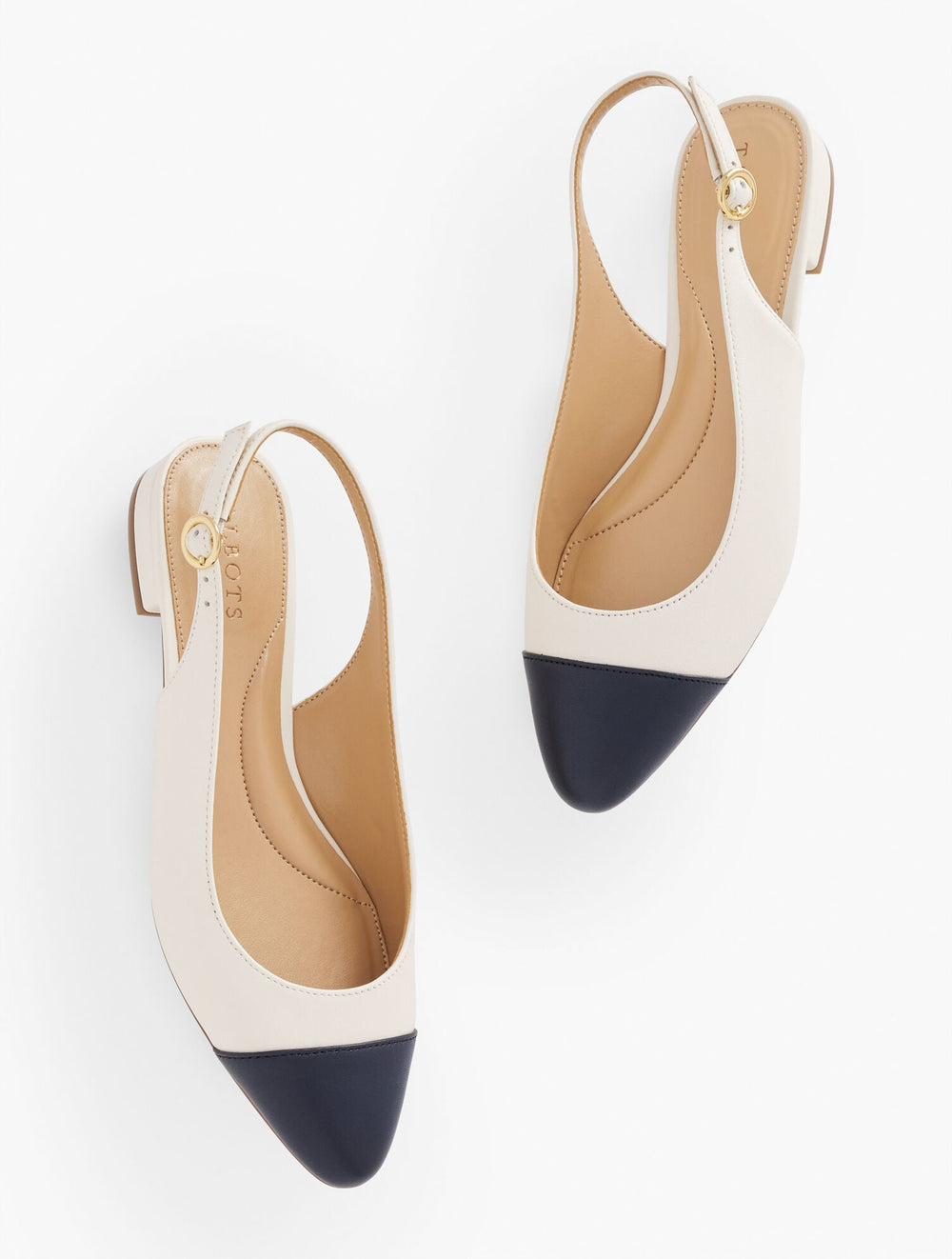 EDISON NAPPA SLINGBACK FLATS | Talbots outlet