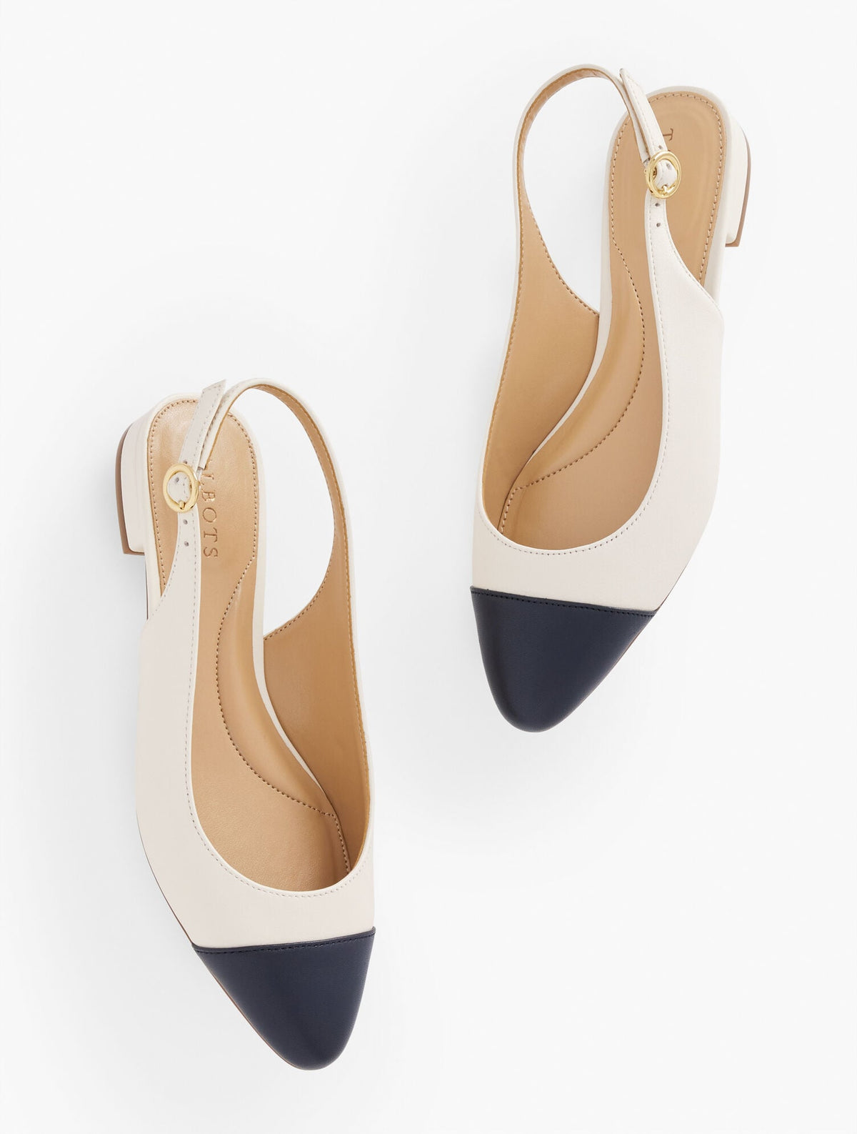 EDISON NAPPA SLINGBACK FLATS | Talbots outlet