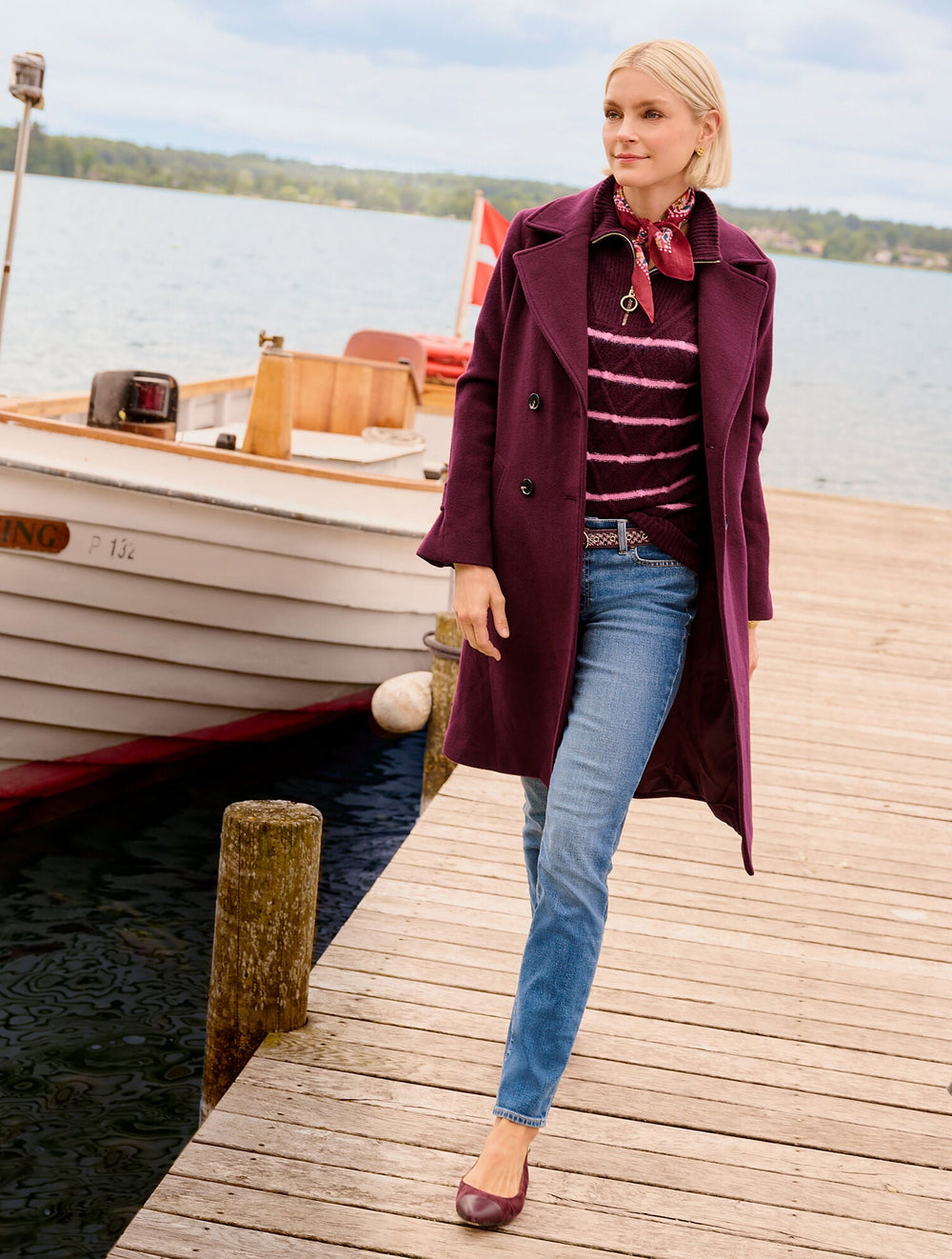 EDISON SUEDE NAPPA SLINGBACK FLATS | Talbots sale