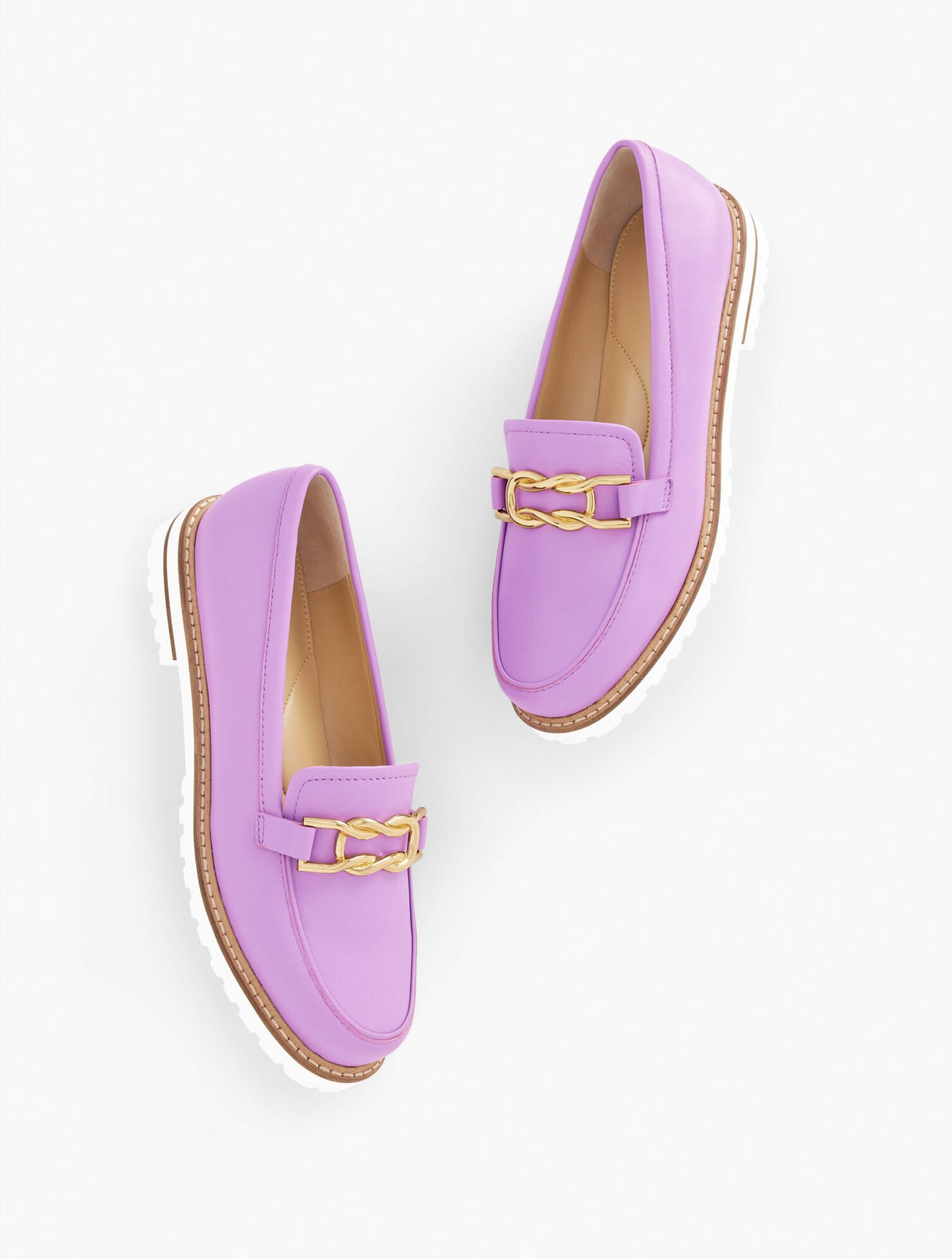 LAURA LINK NAPPA LOAFERS | Talbots discount