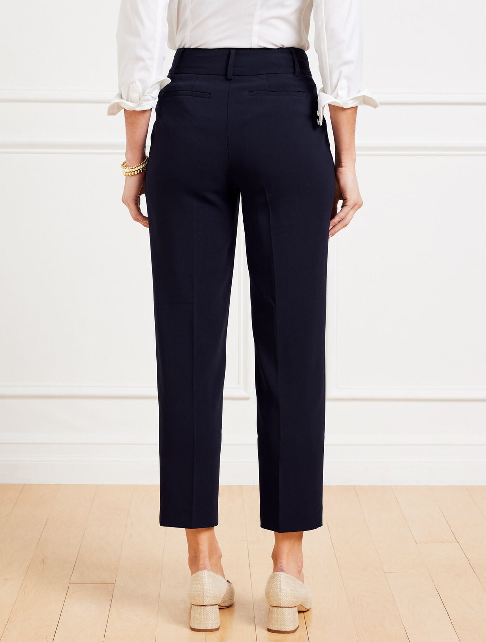 EASY TRAVEL TAPERED ANKLE PANTS | Talbots US