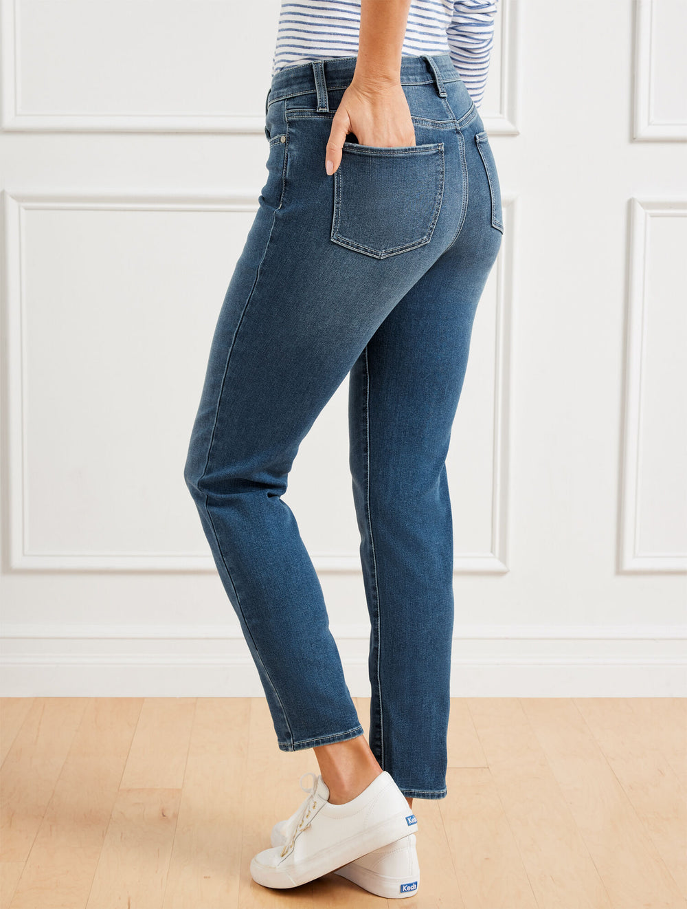 SLIM ANKLE JEANS - PALMA WASH | Talbots outlet