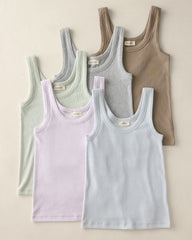 ORGANIC COTTON SCOOP NECK TANK | Talbots on sale