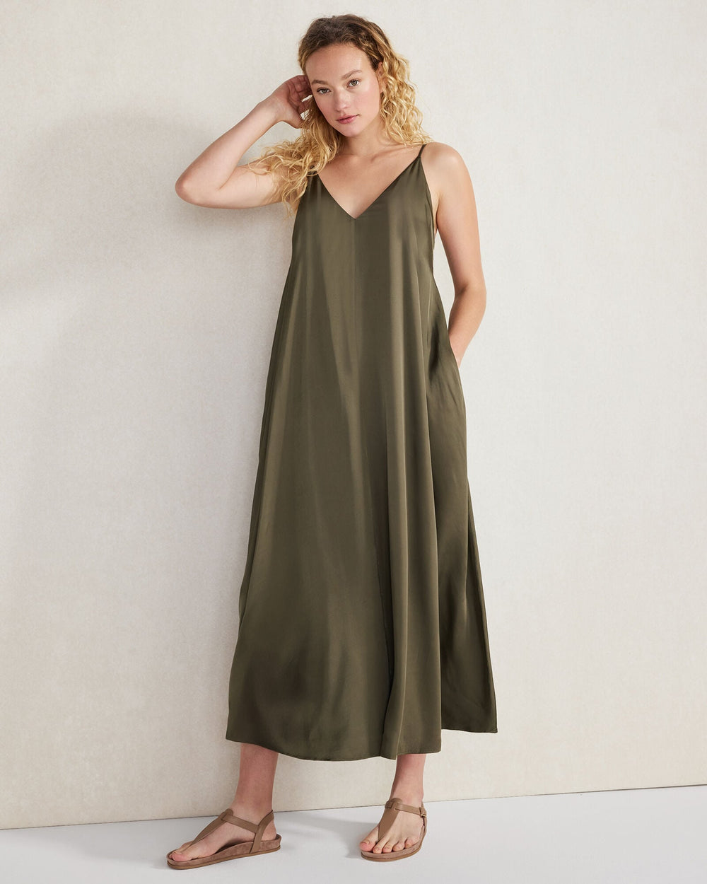SILKY MAXI DRESS | Talbots sale