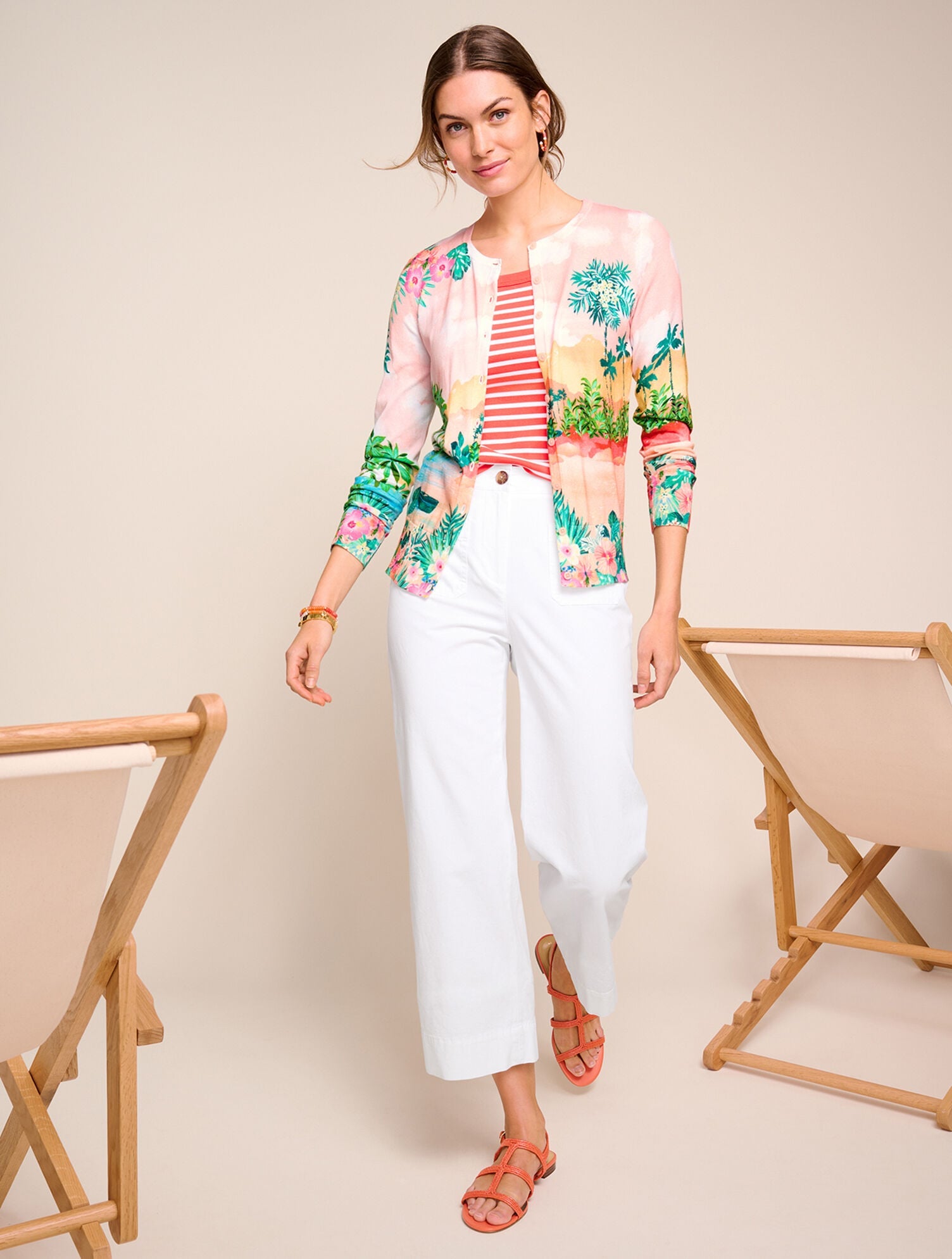 RIBBED TANK - MARTINIQUE STRIPE | Talbots near me