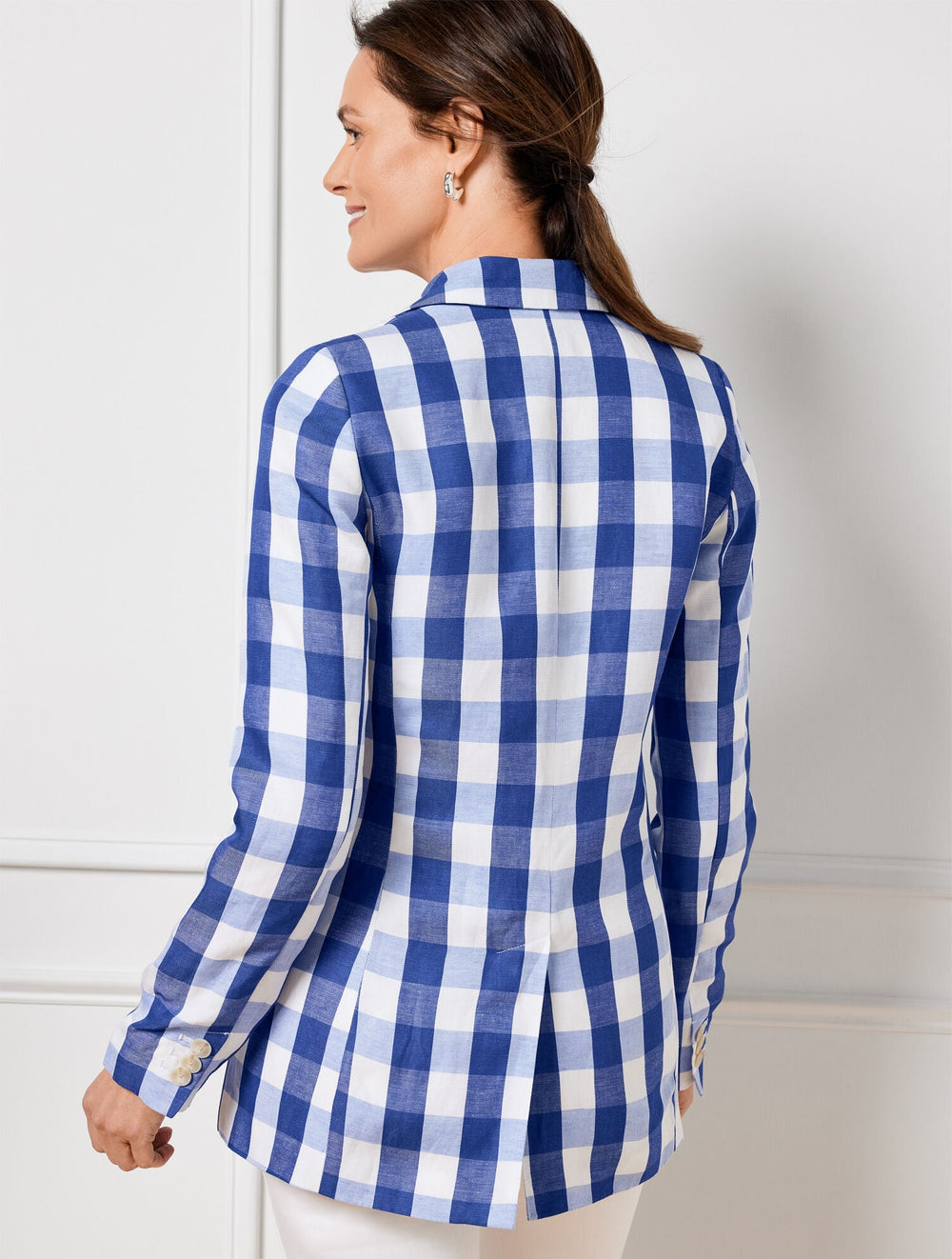 GINGHAM BLAZER | Talbots online