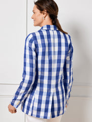 GINGHAM BLAZER | Talbots online