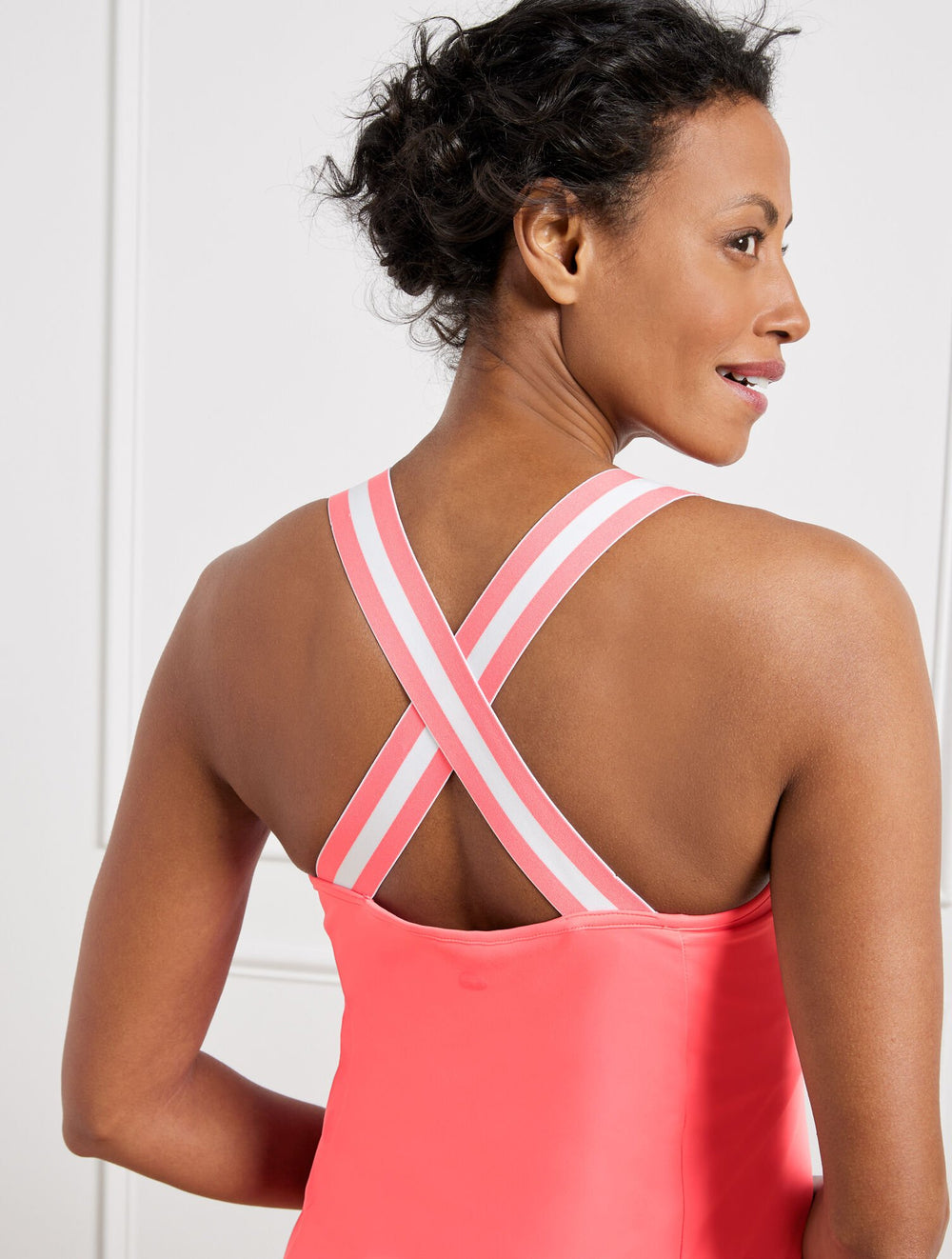 PERFORMANCE INTERLOCK STRAPPY TENNIS DRESS | Talbots on sale