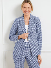 BLAZER - PREPPY GINGHAM | Talbots online