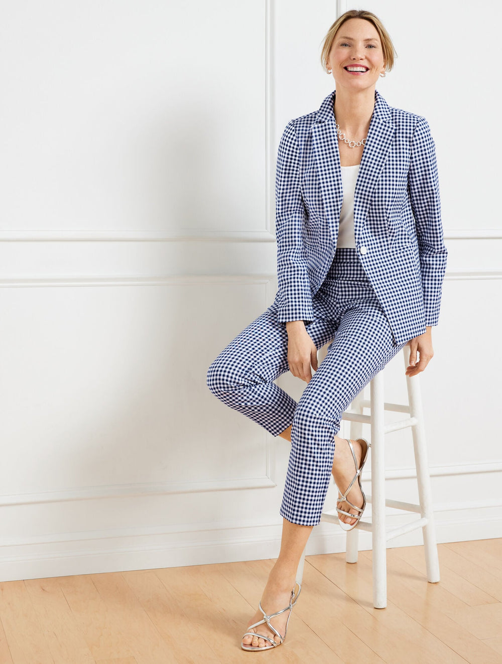 BLAZER - PREPPY GINGHAM | Talbots online