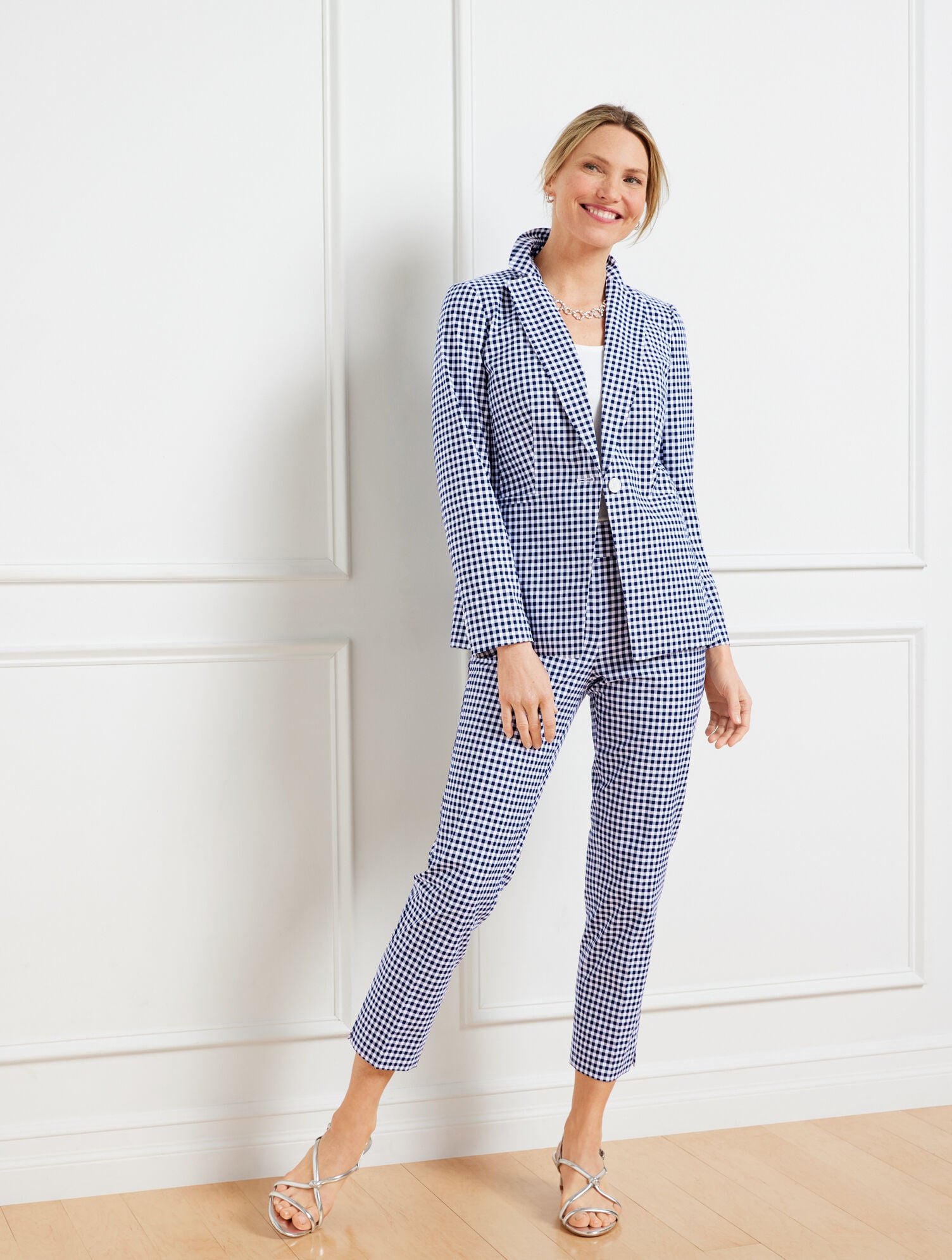 BLAZER - PREPPY GINGHAM | Talbots online