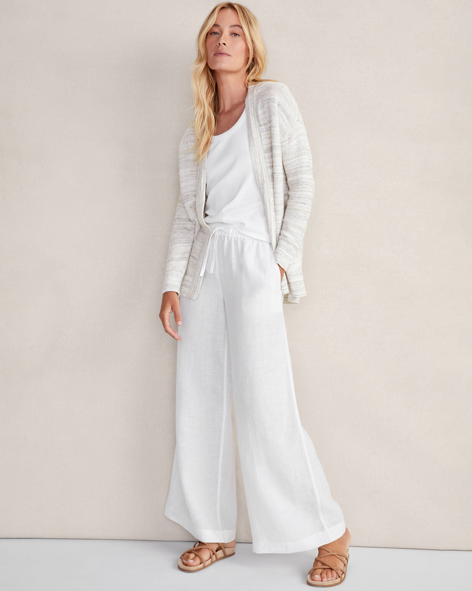 ORGANIC COTTON SPACEDYE CARDIGAN | Talbots sale