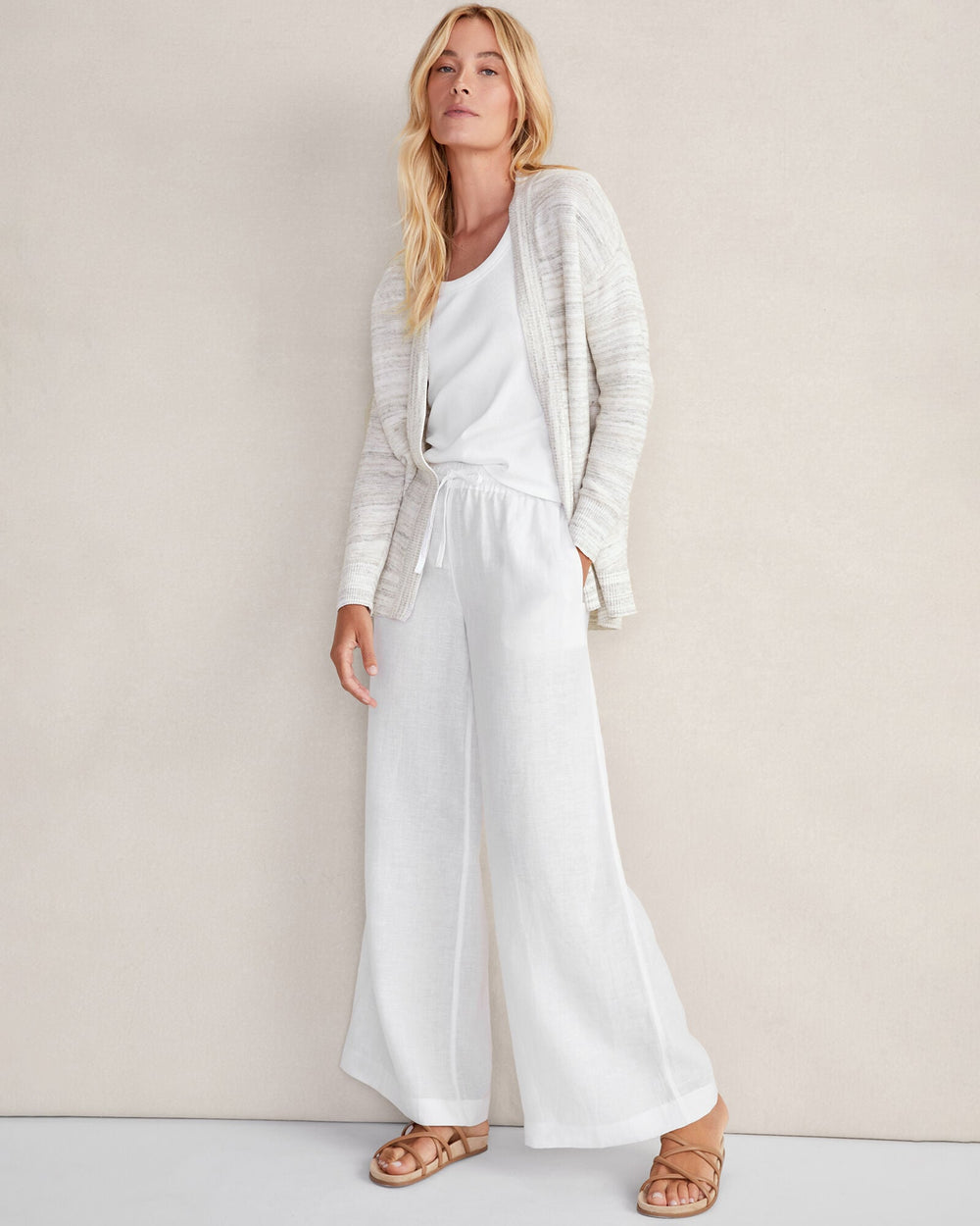 ORGANIC COTTON SPACEDYE CARDIGAN | Talbots sale