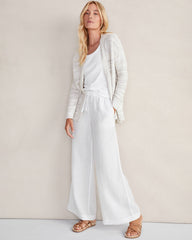 ORGANIC COTTON SPACEDYE CARDIGAN | Talbots sale