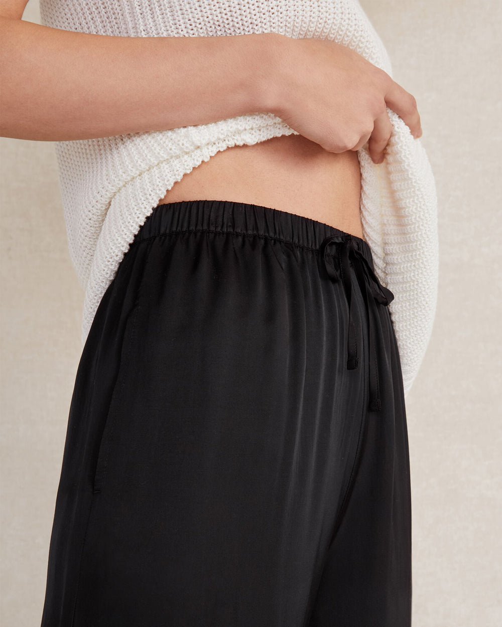 SILKY DRAWSTRING PANTS | Talbots discount