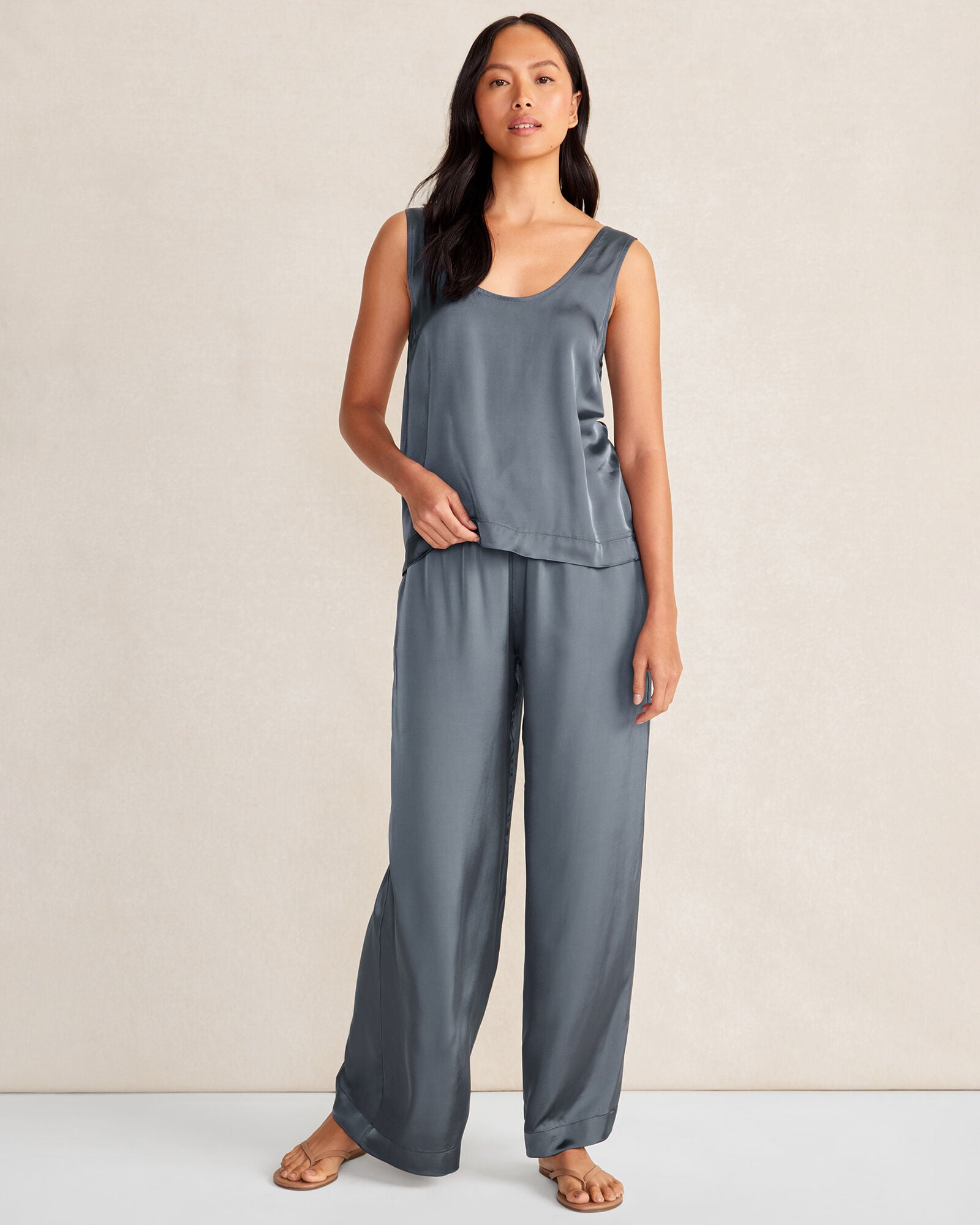 SILKY DRAWSTRING PANTS | Talbots discount