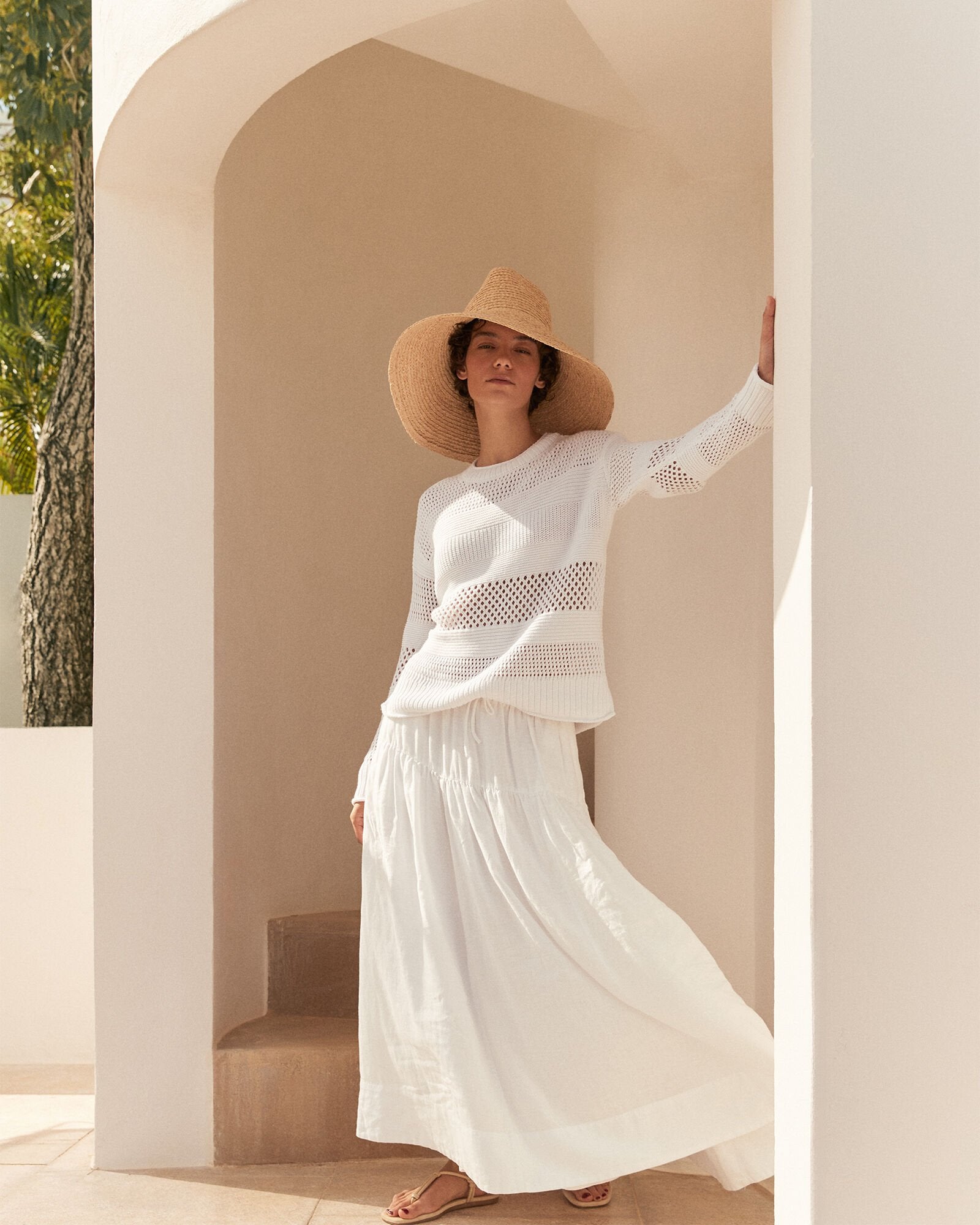 RAFFIA SUN HAT | Talbots outlet