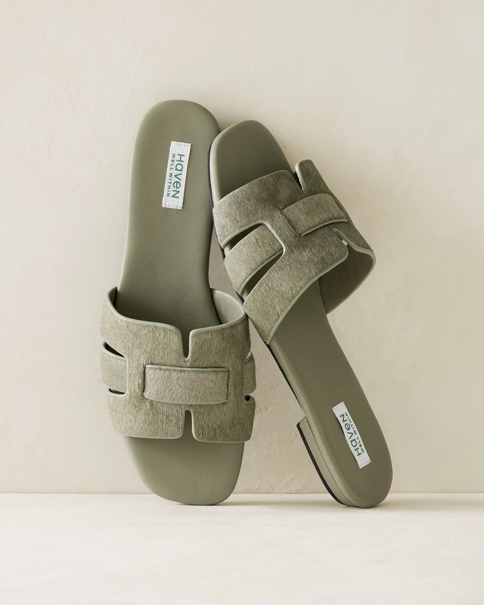 CALFHAIR WOVEN SANDALS | Talbots online