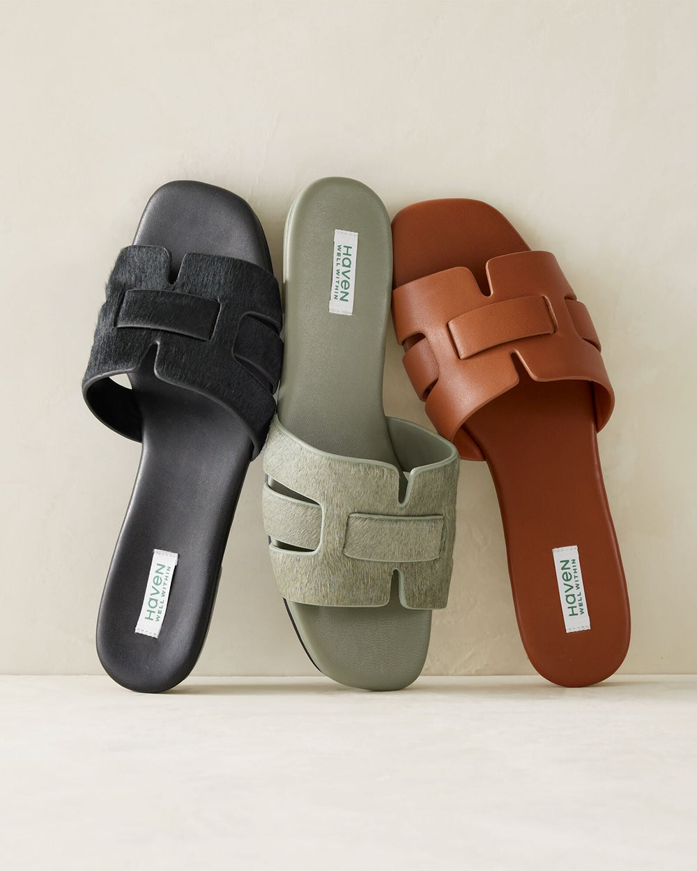 CALFHAIR WOVEN SANDALS | Talbots online