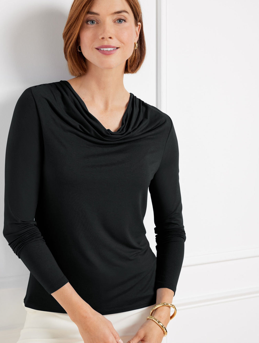 COWL-NECK TOP | Talbots discount