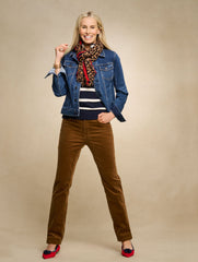 STRETCH CORDUROY STRAIGHT LEG PANTS - SOLIDS | Talbots online
