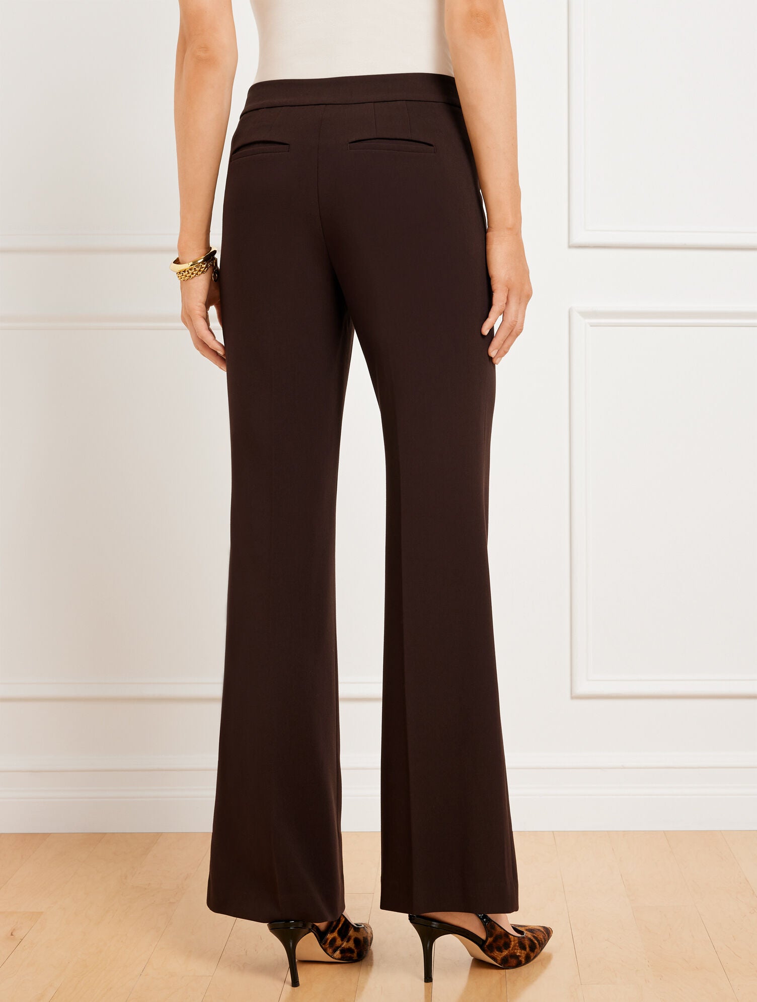 TALBOTS PROVIDENCE FLARE LEG PANTS | Talbots outlet