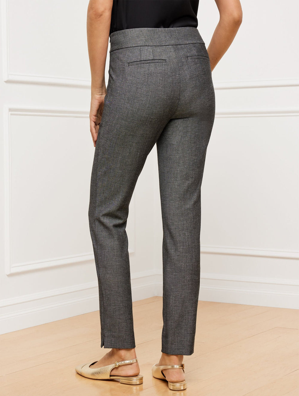 TALBOTS CHATHAM SLIM ANKLE PANTS - SHARKSKIN | Talbots US