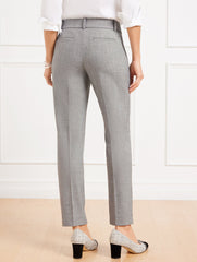 TALBOTS HAMPSHIRE STRAIGHT ANKLE PANTS - TEXTURED | Talbots US