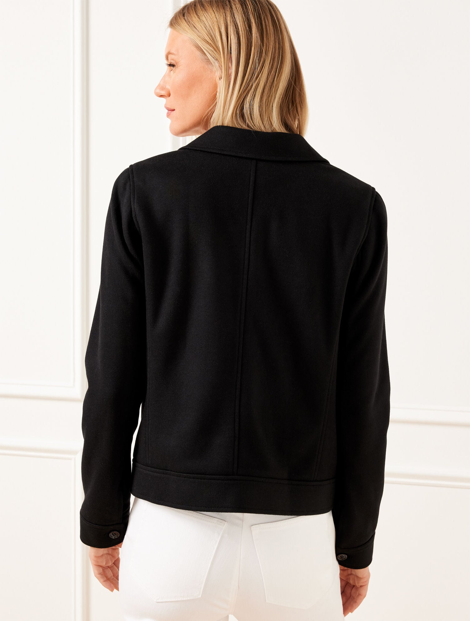 BRUSHED KNIT JACKET | Talbots discount