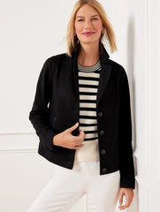BRUSHED KNIT JACKET | Talbots discount