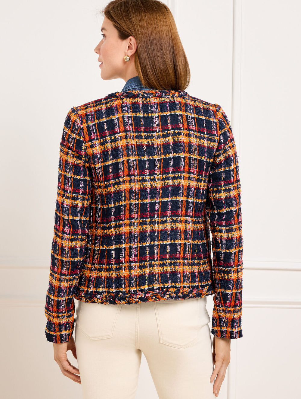 TWEED JACKET - SUNFLOWER PLAID | Talbots near me