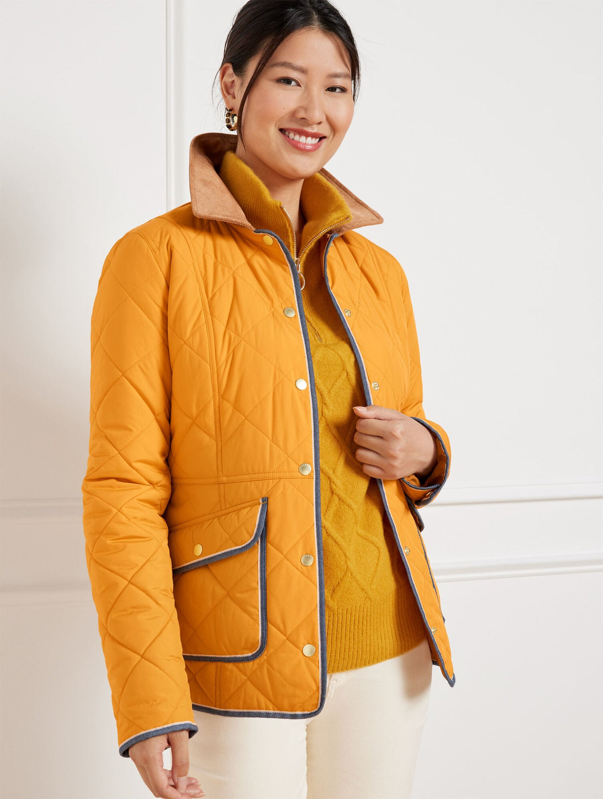QUILTED BARN JACKET | Talbots for sale