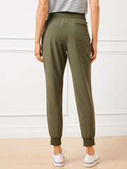 LIGHTWEIGHT WOVEN STRETCH JOGGERS | Talbots for sale