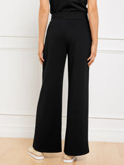 AIRKNIT STRETCH WIDE LEG PANTS | Talbots on sale