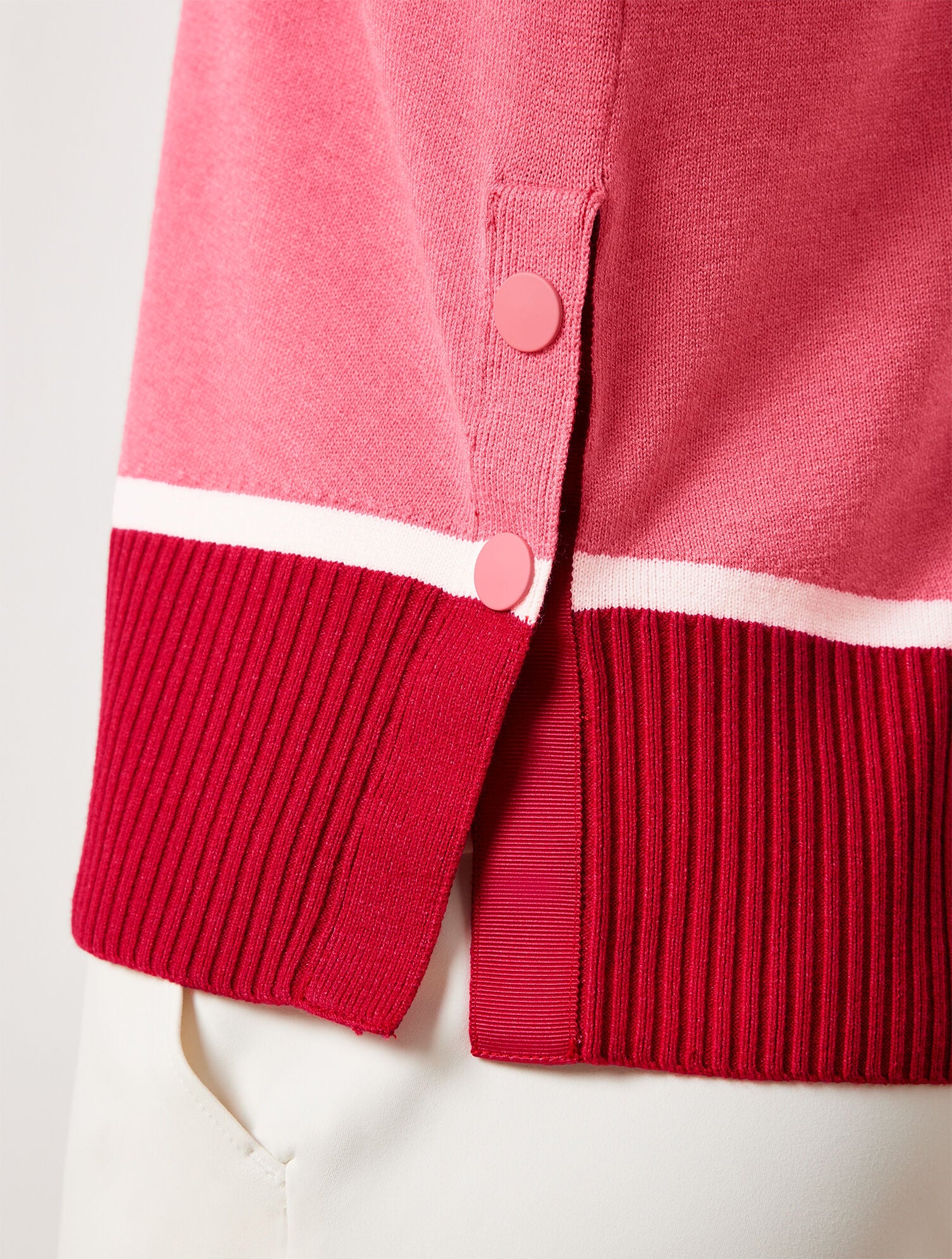 MOCKNECK SWEATER - STRIPED COLORBLOCK | Talbots US