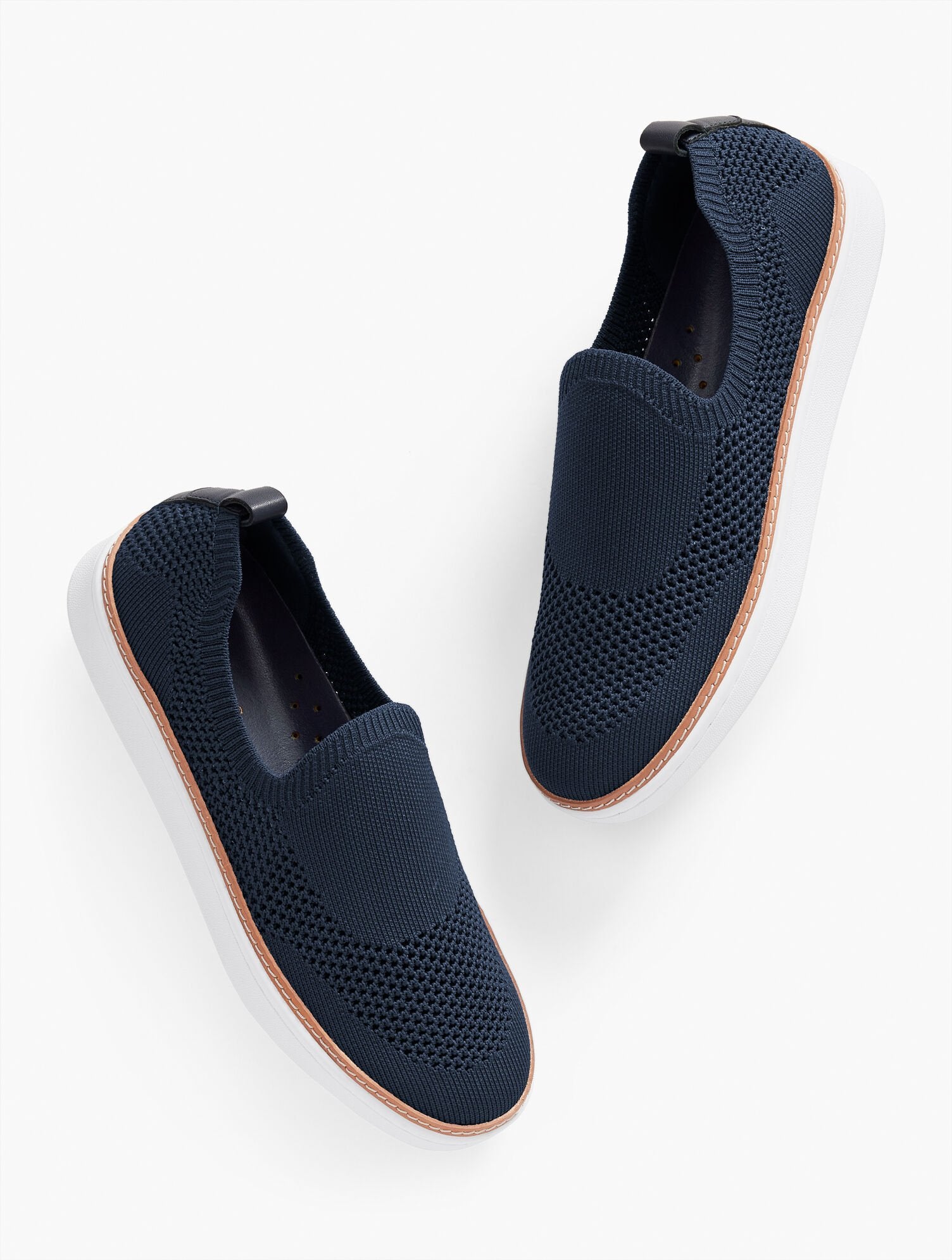 BRITTANY SLIP ON KNIT SNEAKERS | Talbots discount