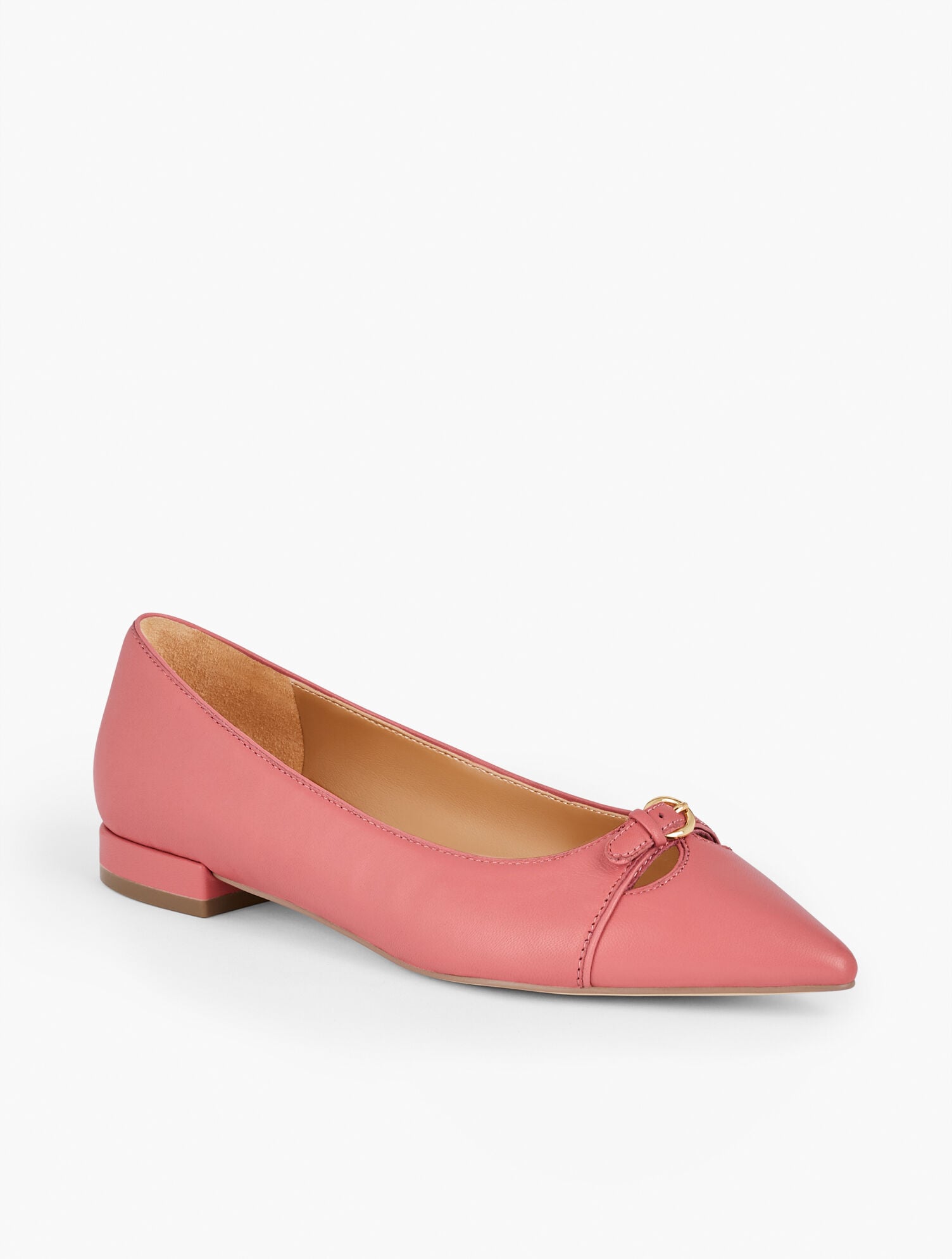 SCARLET CUT OUT NAPPA FLATS | Talbots sale