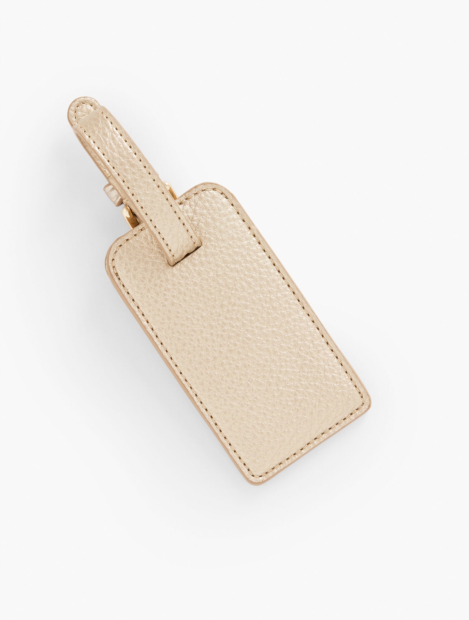 METALLIC LUGGAGE TAG | Talbots for sale