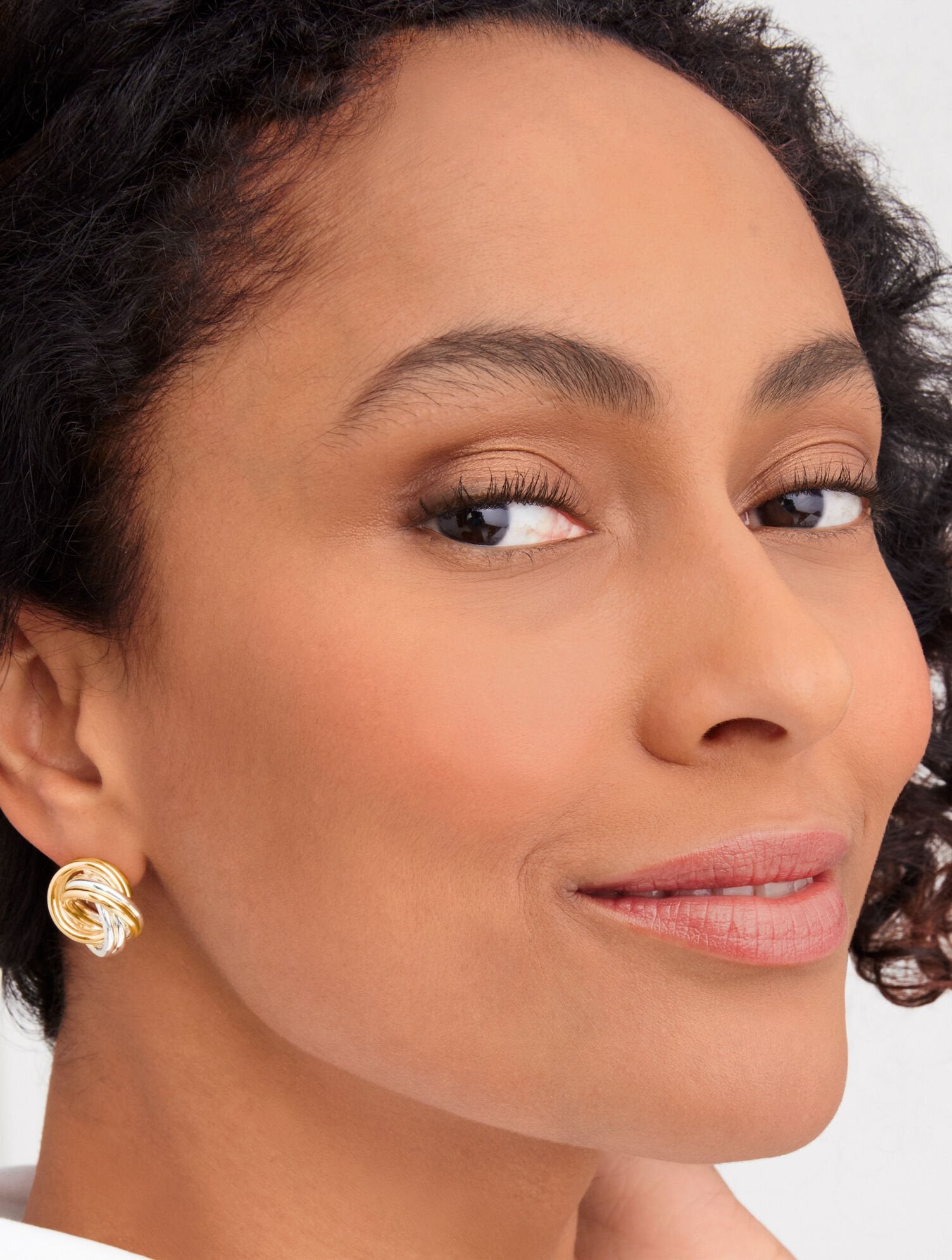 TWO-TONE STUD EARRINGS | Talbots on sale